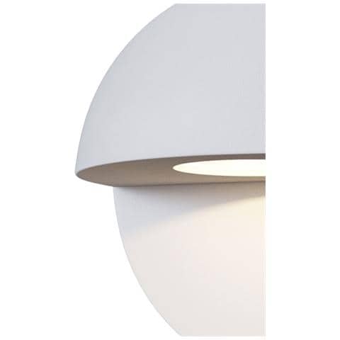 Lampada Da Parete Moderna Da Esterno Alluminio Bianco Luce Led 4,6w Ip54 - Foto 2