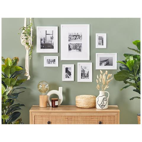 Set Da 7 Cornici Mdf Bianco Zinare - Foto 1