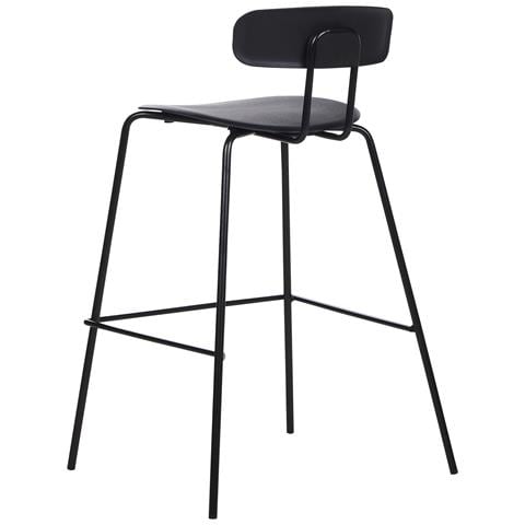 Set Di 2 Sedie Alte Sibley Nero - Foto 8