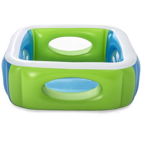 Piscina Gonfiabile Quadrata Con Oblò Window 51132 - Foto 1