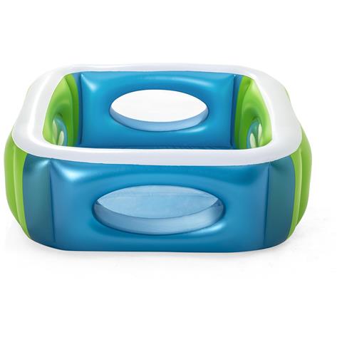 Piscina Gonfiabile Quadrata Con Oblò Window 51132 - Foto 2