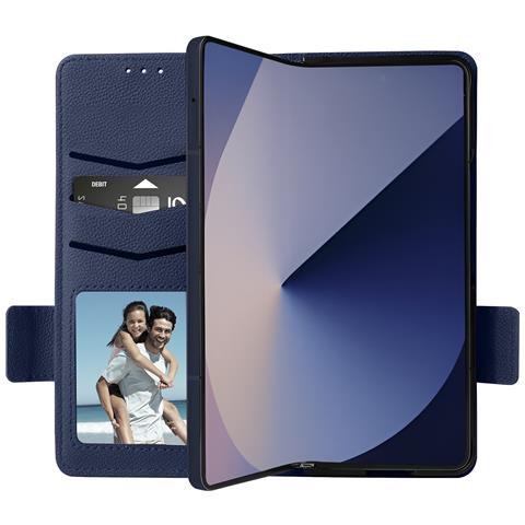 Custodia Per Galaxy Z Fold6 Portafoglio Linguetta Magnetica Cinturino - Foto 5