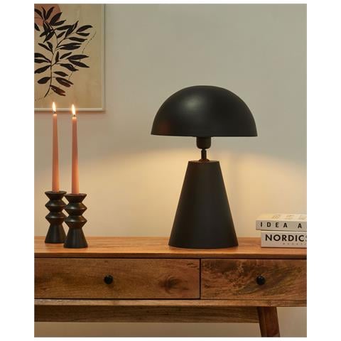 Lampada Da Tavolo Palmiet Metallo Nero - Foto 1