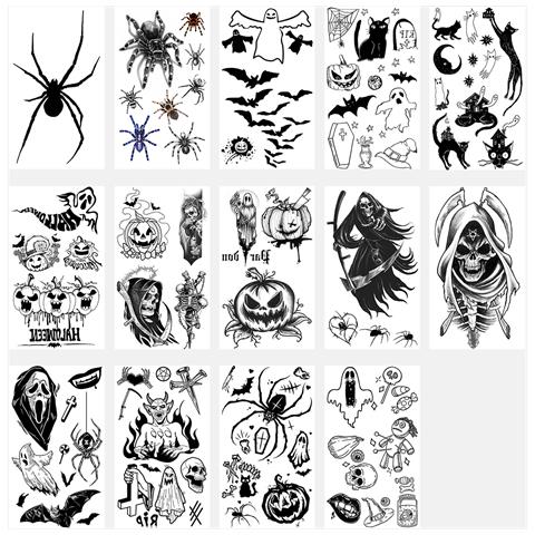 Set Di Tatuaggi Temporanei Da 14 Pezzi - Foto 1