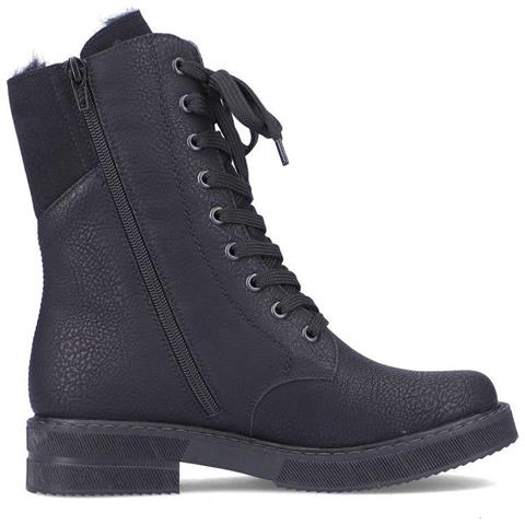 Black Casual Closed Booties Stivaletti Sintetico E Tessile Scarpe Donna Nero Eu 41, 72048-01 - Foto 3