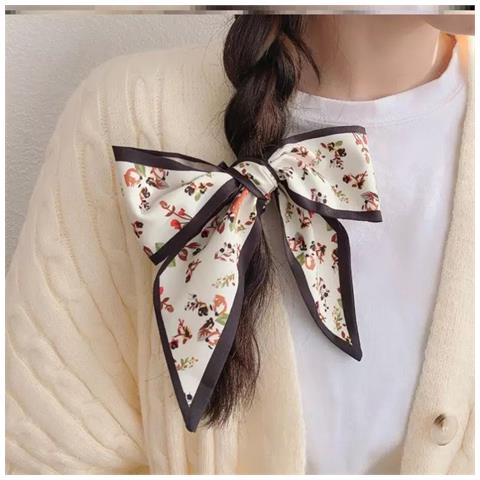 Elegante Fascia Francese, Facile Da Acconciare Black Border Small Floral - Foto 1