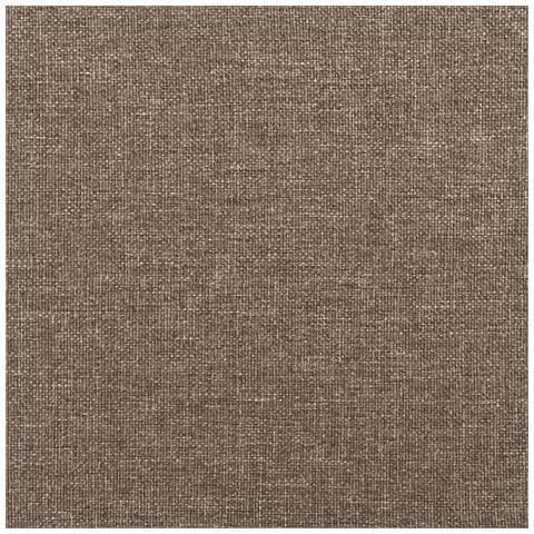 Letto a Molle con Materasso e LED Tortora 120x190 cm in Tessuto - Foto 2