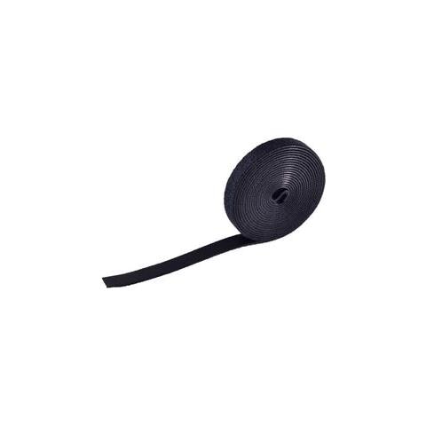 Nastro In Velcro Basic-s 14 Mm X 3 M Nero Tagliabile Su Misura Riutilizzabile Più Volte Ideale Per Legare In - Foto 1