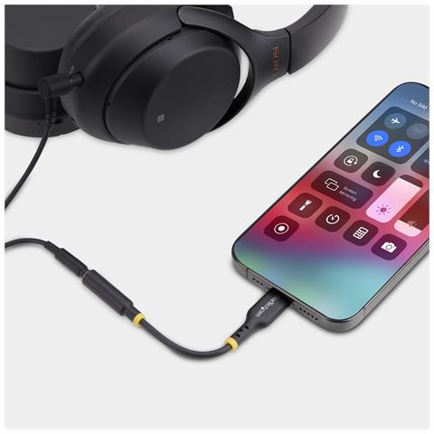 Adattatore Audio da USB-C a Jack 3,5 mm da 12,7cm - Dongle USB Type-C a Jack TRRS per Cuffie e Auricolari, DAC a 32 bit; supporta USB-C /Thunderbolt - Foto 2