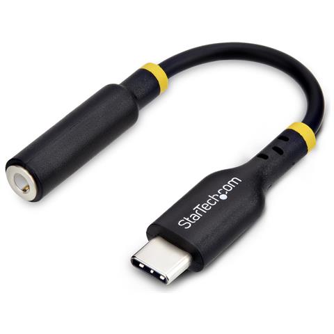 Adattatore Audio da USB-C a Jack 3,5 mm da 12,7cm - Dongle USB Type-C a Jack TRRS per Cuffie e Auricolari, DAC a 32 bit; supporta USB-C /Thunderbolt - Foto 1