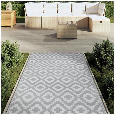 Tappeto Da Esterni Arakil Grigio 120x180 Cm In Pp - Foto 3