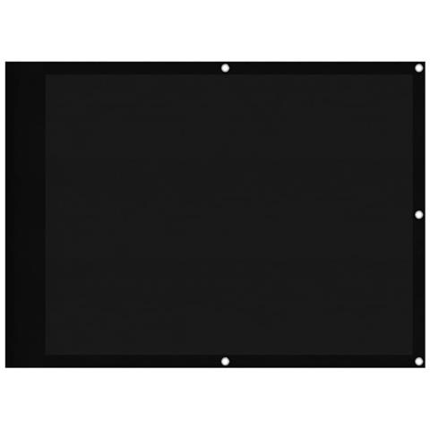 Paravento Da Balcone Nero 75x1000 Cm 100% Poliestere Oxford - Foto 2