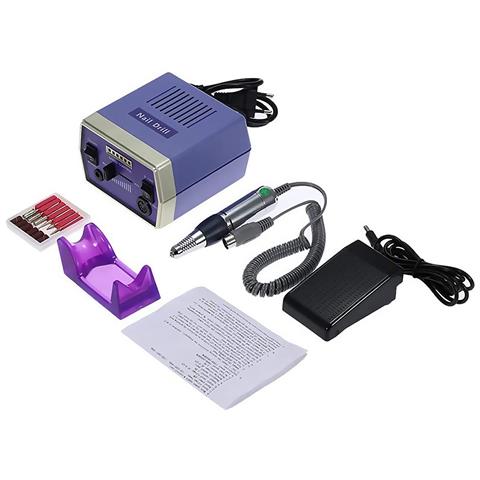Lucidatrice Per Unghie Da 15w Con Pedale Di Controllo, Fino A 28.000rpm. Velocità Regolabile. Include 6 Teste Di Lucidatura E 6 Lime. - Foto 2