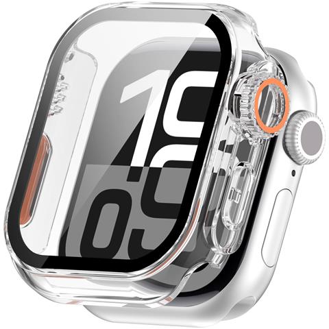 Custodia Protettiva Per Apple Watch - Pc Rigido E Vetro Temperato Transparent 40 Mm - Foto 1