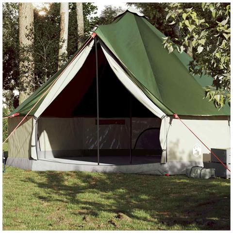 Tenda Familiare Tipi per 10 Persone Verde Impermeabile - Foto 1