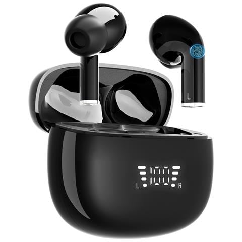 Cuffie Bluetooth Nere con Lunga Durata della Batteria - Foto 1