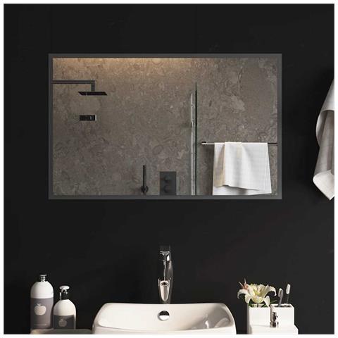 Specchio Da Bagno Con Luci Led 80x50 Cm - Foto 2