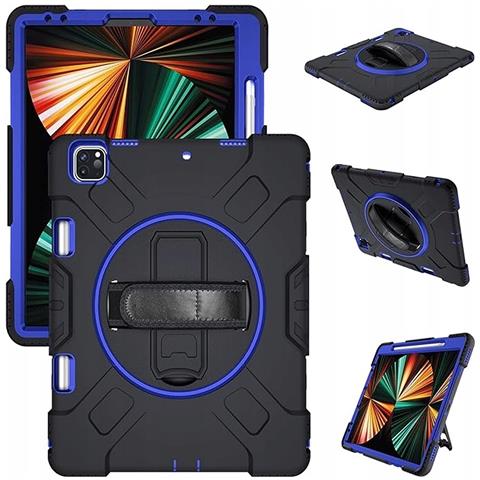 Custodia Armata Con Supporto Per Ipad Pro 12.9 5/4/3 2021/2020/2018 Nera - Foto 1