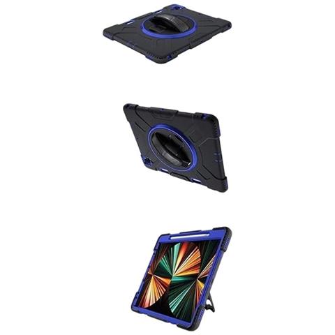 Custodia Armata Con Supporto Per Ipad Pro 12.9 5/4/3 2021/2020/2018 Nera - Foto 2