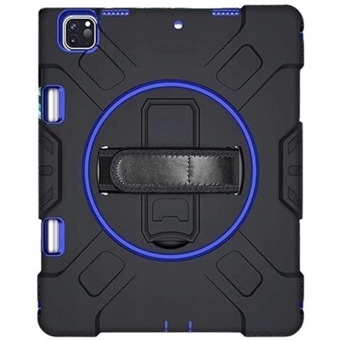 Custodia Armata Con Supporto Per Ipad Pro 12.9 5/4/3 2021/2020/2018 Nera - Foto 4