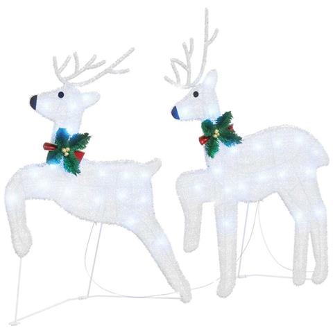 Renne LED 2 pcs Bianco Freddo Tessuto - Foto 1