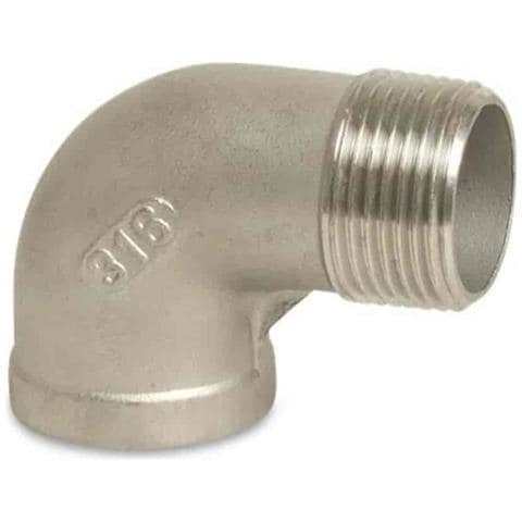 Gomito Acciaio Inox 90 Gradi  Raccordo Filettato V4a  1/4 - Foto 1