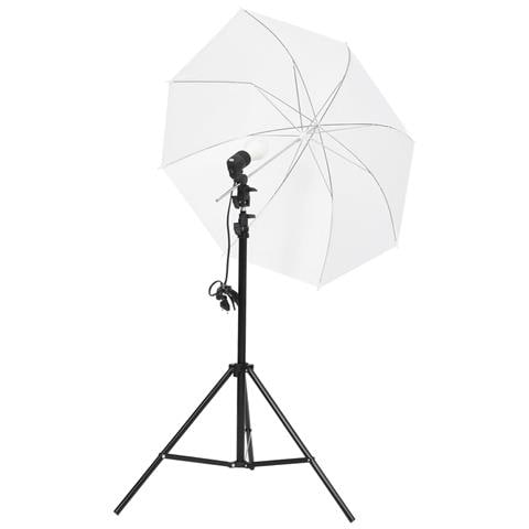 Kit per Studio Fotografico con Set Luci, Fondale e Riflettore - Foto 2