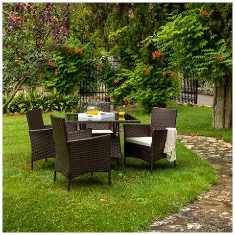 Set Tavolo Nero E 4 Sedie - Foto 2