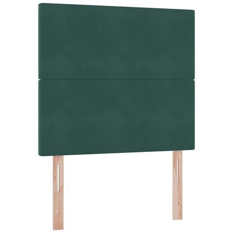 Letto con contenitore e materasso Verde Scuro 90 x 190 cm - Foto 9