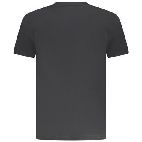 MAGLIETTA A MANICHE CORTE DA UOMO NERA - Colore: Nero, Taglia: 2XL - Foto 2