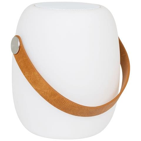 Lampada da Esterno Ricaricabile Cardiff-Bianco-Polietilene-18x18x21 cm - Foto 1