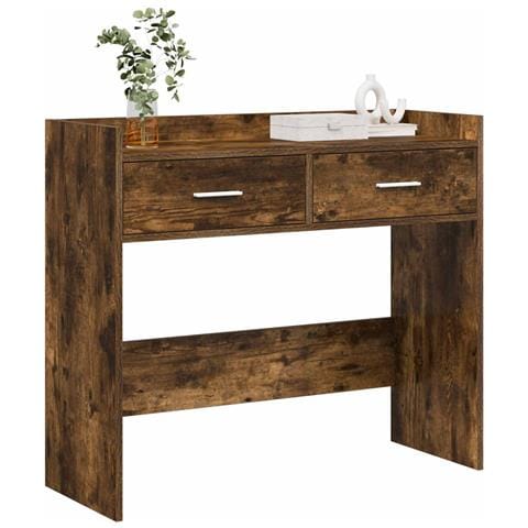 Tavolo consolle Rovere Fumo 90 x 35 x 80 cm - Foto 2