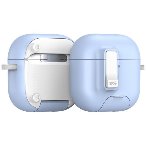 Custodia per AirPods Protective per Apple AirPods Protective - TPU, Bianco, Blu - Foto 1