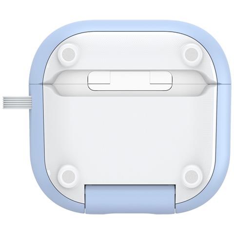 Custodia per AirPods Protective per Apple AirPods Protective - TPU, Bianco, Blu - Foto 4