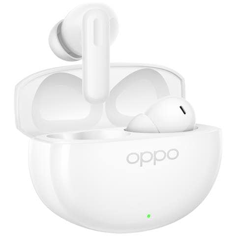 Enco Air5 Auricolari True Wireless, 54h di Autonomia, Driver Dinamico da 12mm, Bluetooth 6.1, Controlli Touch, Cancellazione attiva del rumore AI, Android e iOS, IP55, [Versione Italiana], Glossy White - Foto 1