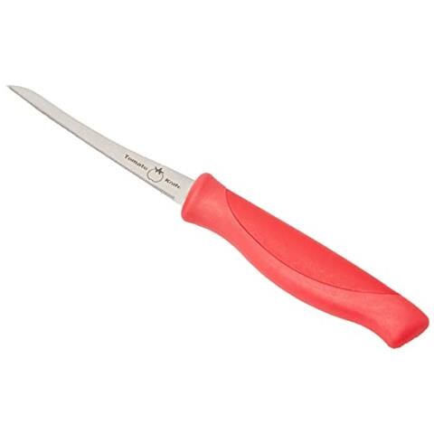 60354 - Coltello seghettato in acciaio inossidabile - Rosso - Foto 1