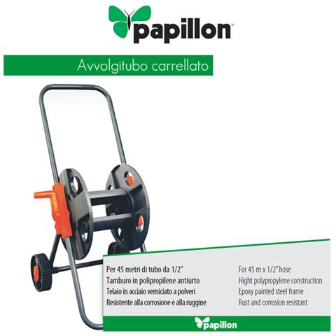 Carrello avvolgitubo da irrigazione in poliuretano Tubo 1/2 da 45 mt - Foto 2