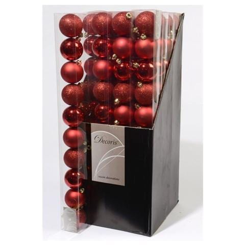 Sfere Natalizie Rosso 60 mm 10 Pz - Foto 1