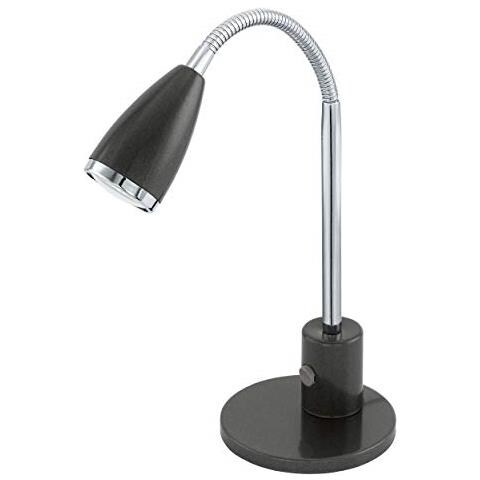 92873 Lampada Tavolo Fox 32cm 1x3w Gu10 Led Acc / antracite Cromo Con Interru - Foto 2
