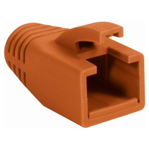 IWP-CBOOT-ORA8 - Copriconnettore per Plug RJ45 Cat. 6 8mm Arancione - Foto 1