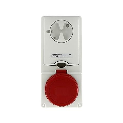 Presa Interbloccata Verticale 3x16a+t 400v Ip65 82185 - Foto 1