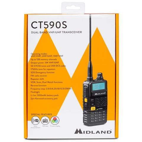 Vhf / uhf Ct590s Dual Band 136-174mhz 400-470mhz C1354 - Foto 12