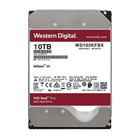 WD Rosso Pro 10TB 3.5"" NAS Hard Disk Interno, 7200 RPM, WD102KFBX - Foto 4