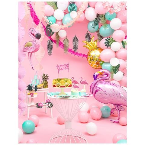 Ptit Clown - Palloncino In Alluminio Fenicottero - Foto 4