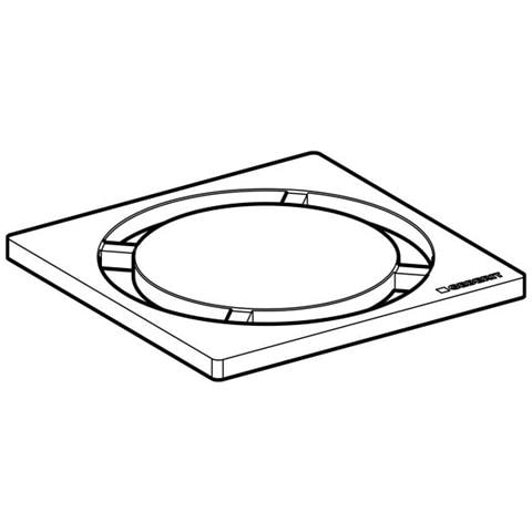Griglia Rotonda 8×8 Cm In Acciaio Inox | 154.311.00.1 - Foto 2