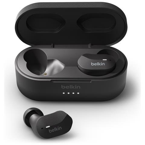 Auricolari Wireless AUC001BTWH con Custodia di Ricarica Colore Nero - Foto 2