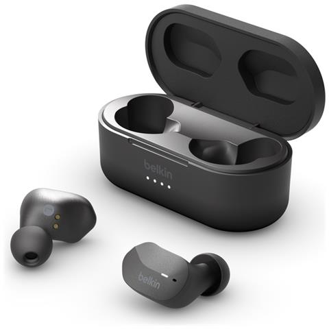 Auricolari Wireless AUC001BTWH con Custodia di Ricarica Colore Nero - Foto 1