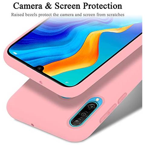 Custodia Compatibile Con Huawei P30 Lite In Liquid Rosa - Coperchio Protettivo In Silicone Tpu Flessibile - Foto 2