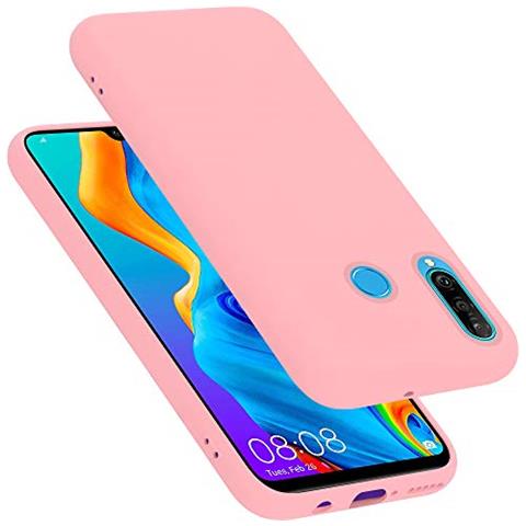 Custodia Compatibile Con Huawei P30 Lite In Liquid Rosa - Coperchio Protettivo In Silicone Tpu Flessibile - Foto 1