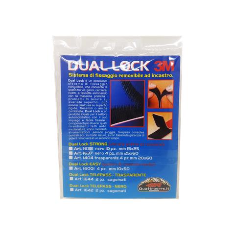 Dual Lock Easy Fix 3m Sistema Di Fissaggio Removibile, 25 X 50 Mm, 4 Pezzi - Foto 2